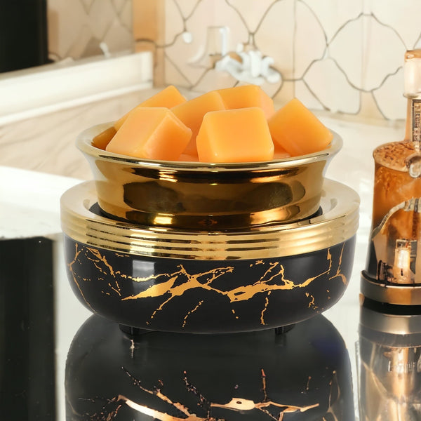 3 in 1 Luxe Black Marble Warmer