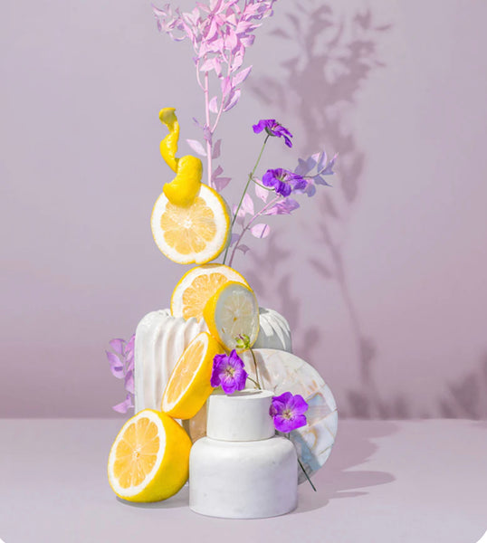 Calabrian Lemon & lilac leaves